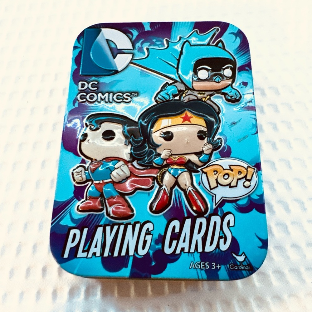 Funko Pop DC Comics Playing Cards Metal Container